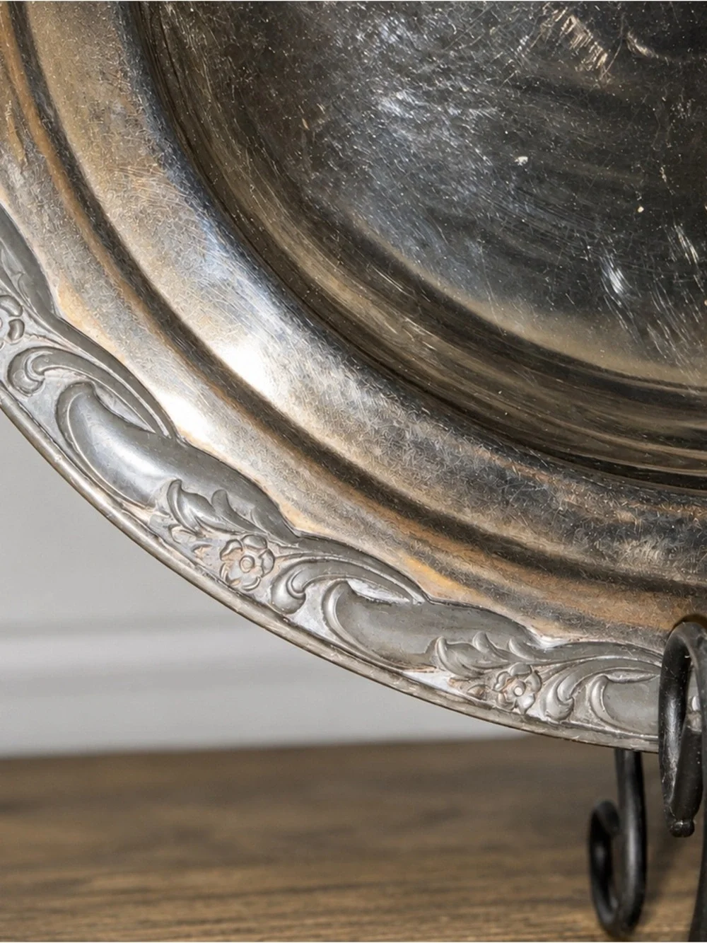 Vintage Sheridan Celeste 4000 Silverplate Oval Serving Bowl Art Nouveau